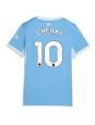 Manchester City Rayan Cherki #10 Domácí Dres pro Dámské 2026-27 Krátký Rukáv
